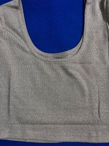 Golden Stretchable Blouse