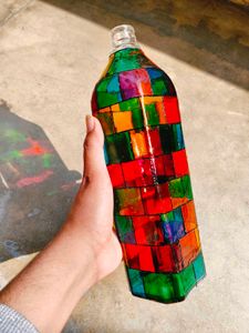 Colourful Glass Bottle 🍾✨