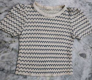 Patterned Knit Top