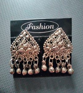 Ethnic Silver Earrings