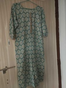 Elegant skyblue 💙Printed Kurta