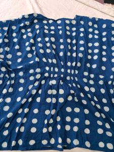 KAFTAN BLUE TOP FOR WOMEN.