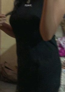 This is a black dress