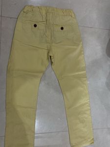 Lemon Yellow Casual Trousers