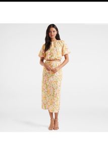 FOREVER NEW Floral Midi Skirt