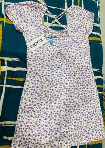 Floral Print Mini Dress 💜