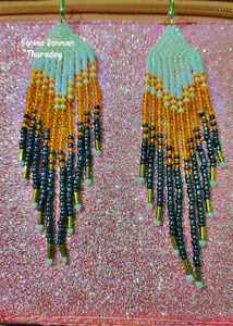 New Stylist Glass Beaded Earrings