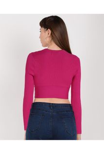 FCUK Ribbed Fitted Top