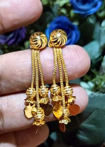 Gold Dangle Earrings
