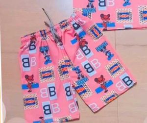 Pink Kids Short Set