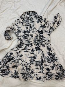 Tropical Print Dress
