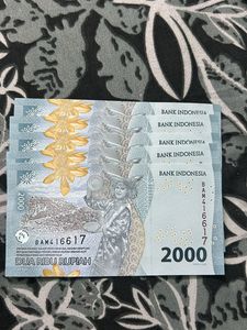 5 Notes Indonesia 2000 Rupiah