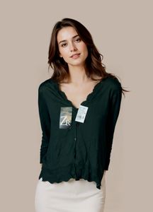 Elegant Green Cardigan