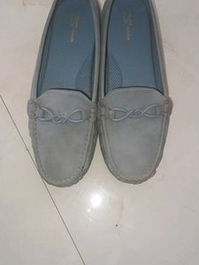 Bata Gray Loafers - Comfort Cushion
