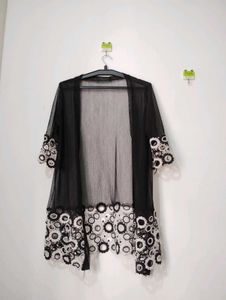 Beautiful Shrug With Embroidery Details