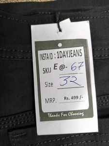 E@67 Size-32 Slim Jeans