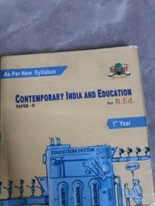 Contemporary India And Education,B.ed 1st Year
