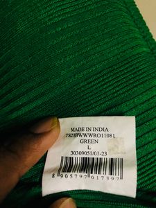 Womens Comfy One Piece Solid Green Stretchable