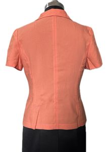 Peach Short Sleeve Blouse