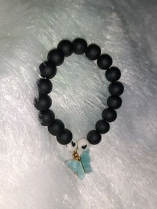 Black Bracelet With Butterfly 🦋charms