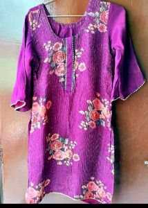 Kurta Set With Palazzo And Dupatta