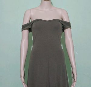 Olive Green Dress