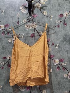 Forever 21 Yellow Tank Top
