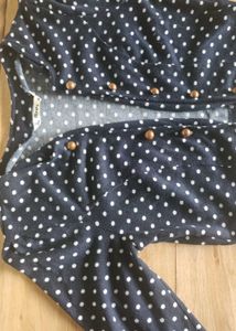 Dressberry Dot Polka Shrug 💙