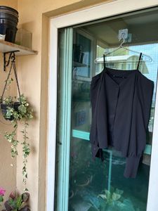 Black Offshoulder Top