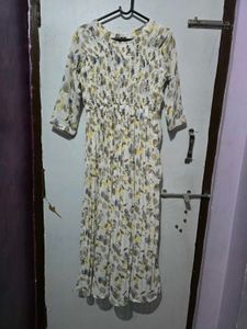 White Floral Dress