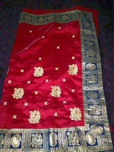 Reddish maroon ♥️ Silk Saree🥻