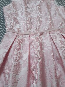 🔥Lowest Sale Price🔥Silk Pink Dress For Girls