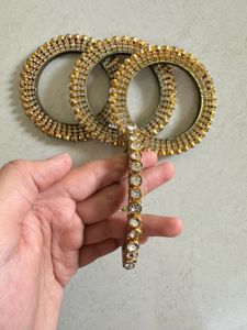 Kundan Bangles