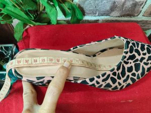 Animal Print Flats Little Shiny Condition 👍🏻