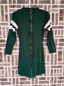 💚Green Zip-Up Dress💚