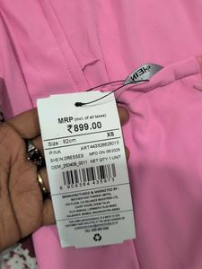 Shein - New with tag- Pink Ruffle Mini Dress