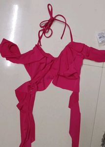 Ruffled Pink top
