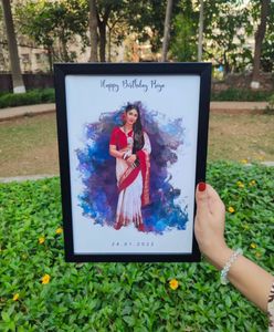 Custom Happy Anniversary Photo Frame