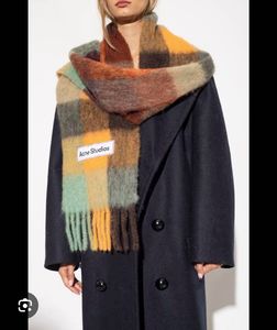 Acne Studios Mohair Checked Scarf