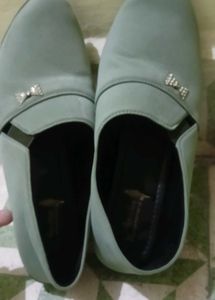 Cute Green Casual Shoes