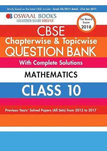 Oswaal CBSE Class 10 Mathematics Question Bank