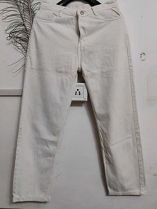Beige Straight fit Jeans