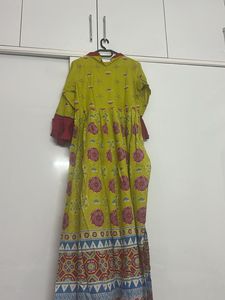 Elegant Green Printed Kurta