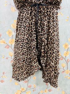 Vintage Cheetah Print Slip