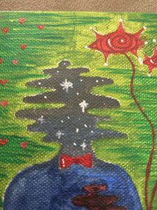 abstract acrylic art