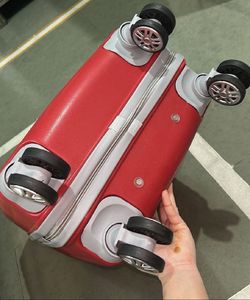 Red Mindesa Suitcase- New