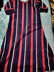 Striped Midi Dress