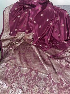 Hot Maroon Saree