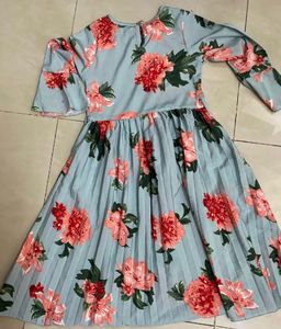 Floral Girls Dress 8-9
