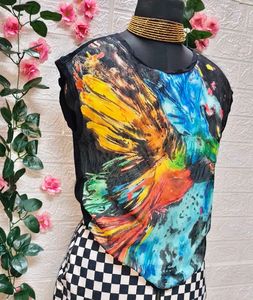 🎁Buy Two Get One Free🎁Colorful Print Top